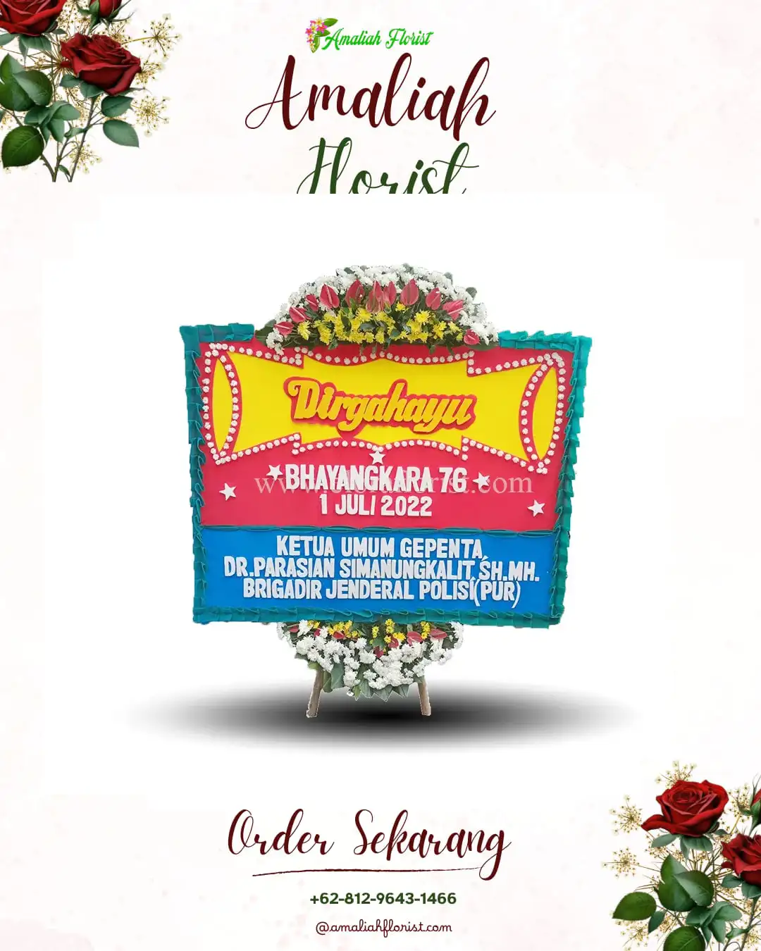 Papan Bunga HUT Ulang Tahun Mayungan